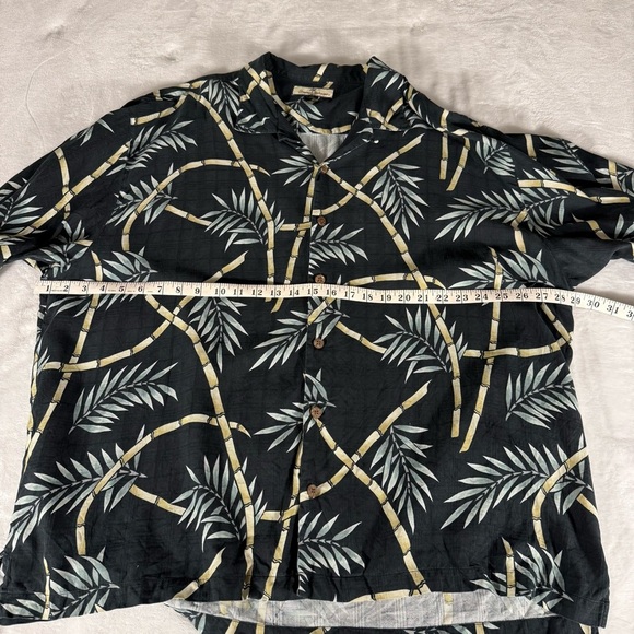 Tommy Bahama XXL Men’s Bamboo Print Hawaiian Shirt 100% Silk - Picture 4 of 10